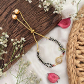 Vriksham Designer Round Style AD Stone Mangalsutra Bracelet-G18790